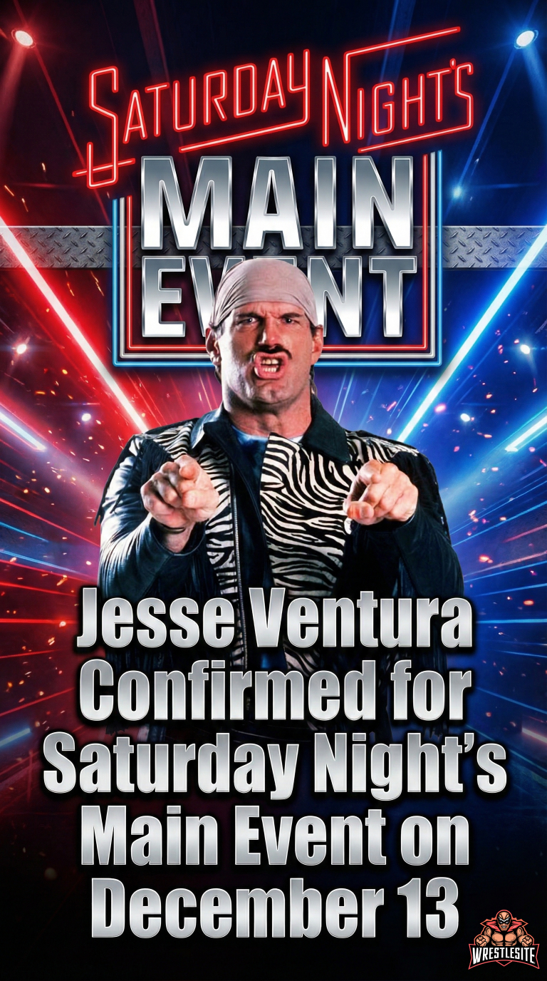 Jesse Ventura Confirmed for Saturday Night’s Main Event on December 13