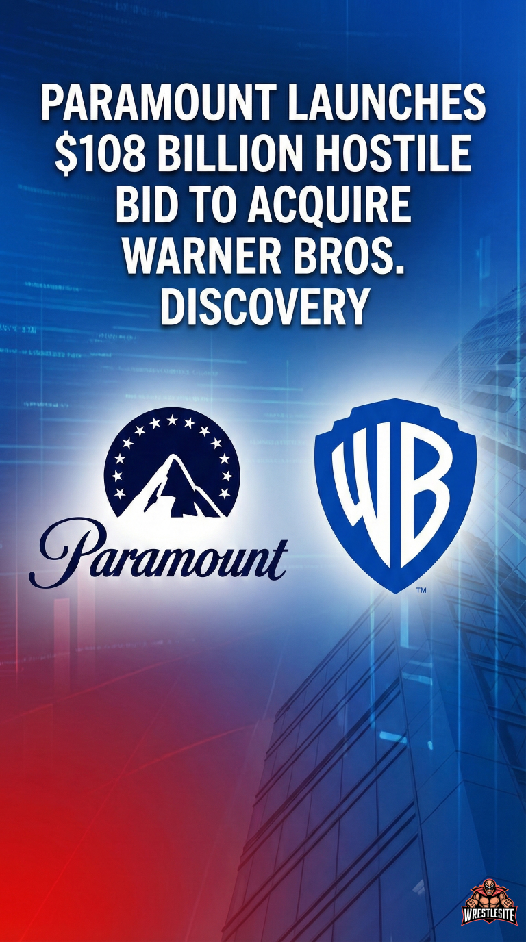 Paramount Launches $108 Billion Hostile Bid to Acquire Warner Bros. Discovery