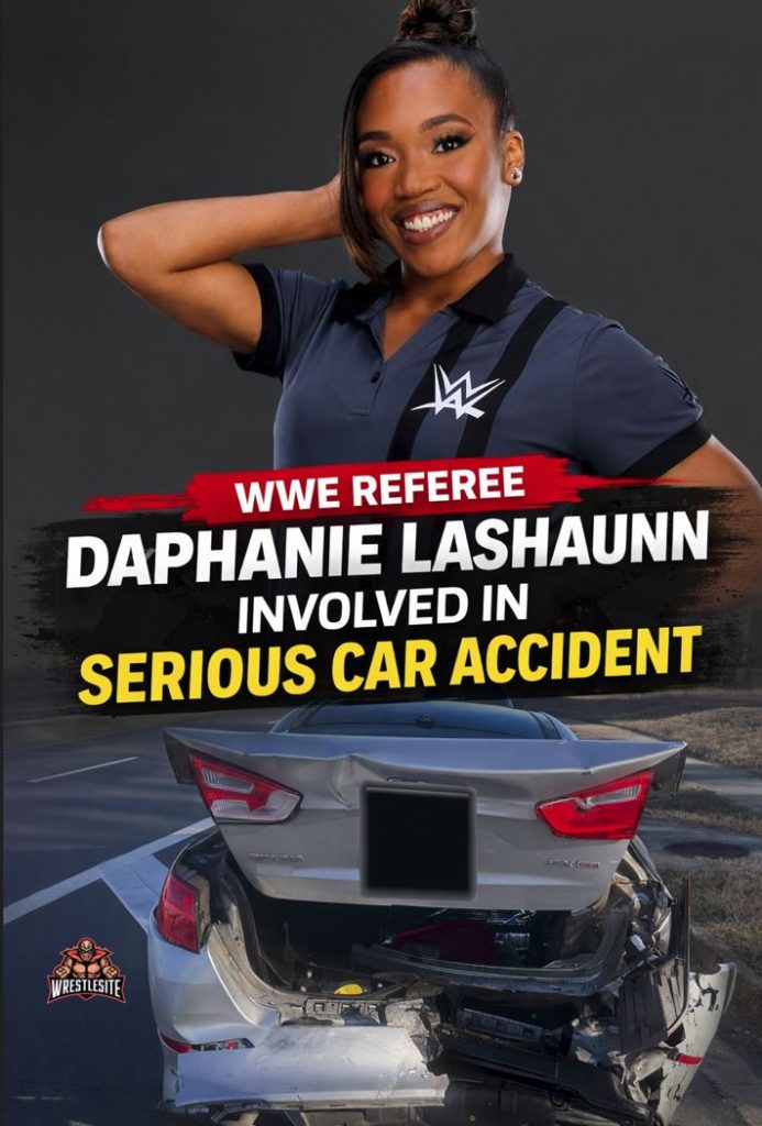 WWE Referee Daphanie LaShaunn Hospitalized After Serious Car Accident