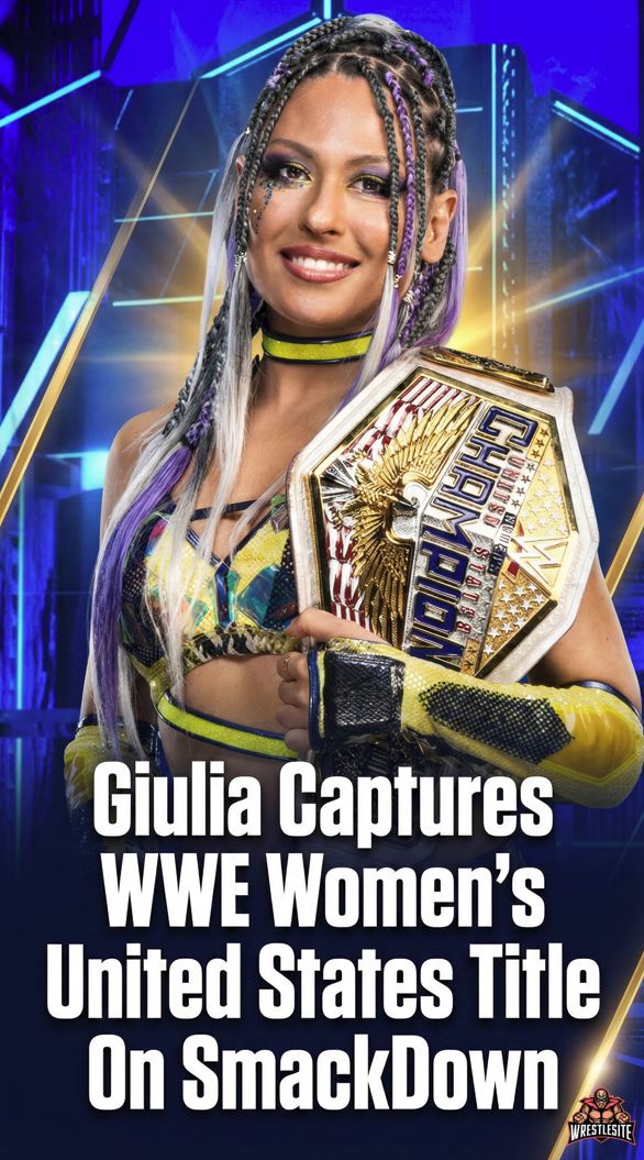 Giulia Captures WWE Women’s United States Title On SmackDown