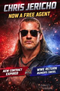 Chris Jericho Becomes Free Agent After AEW Deal Ends
