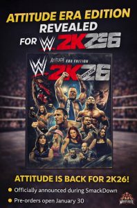 WWE 2K26 Attitude Era Edition Revealed