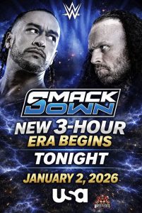 SmackDown Returns to Three Hours Tonight, January 2, 2026