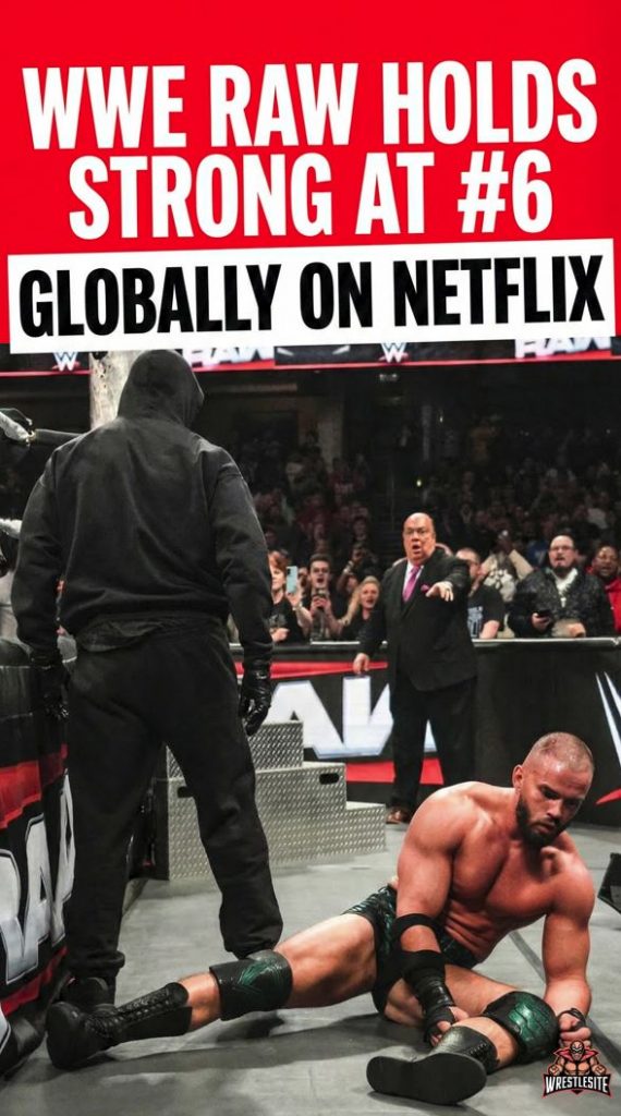 WWE Raw Holds Strong at #6 Globally on Netflix