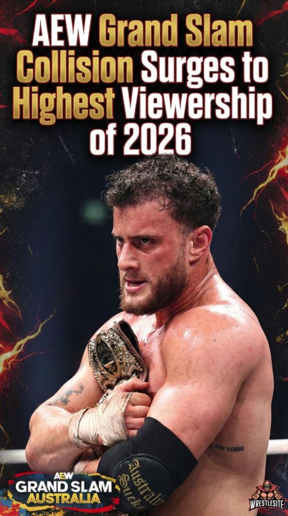 AEW Grand Slam Collision Surges to Highest Viewership of 2026