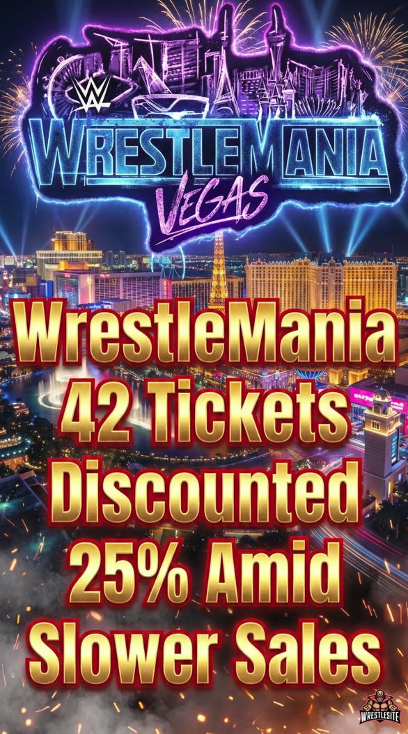 WrestleMania 42 Tickets Discounted 25% Amid Slower Sales