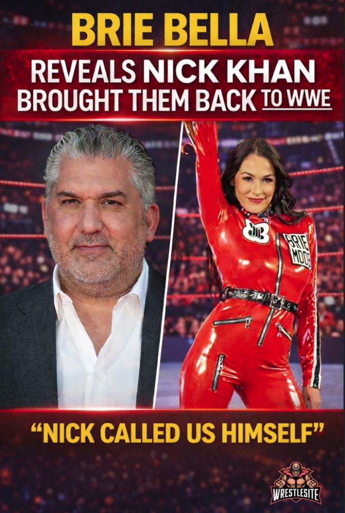 Brie Bella Says Nick Khan Personally Sparked Bella Twins WWE Return