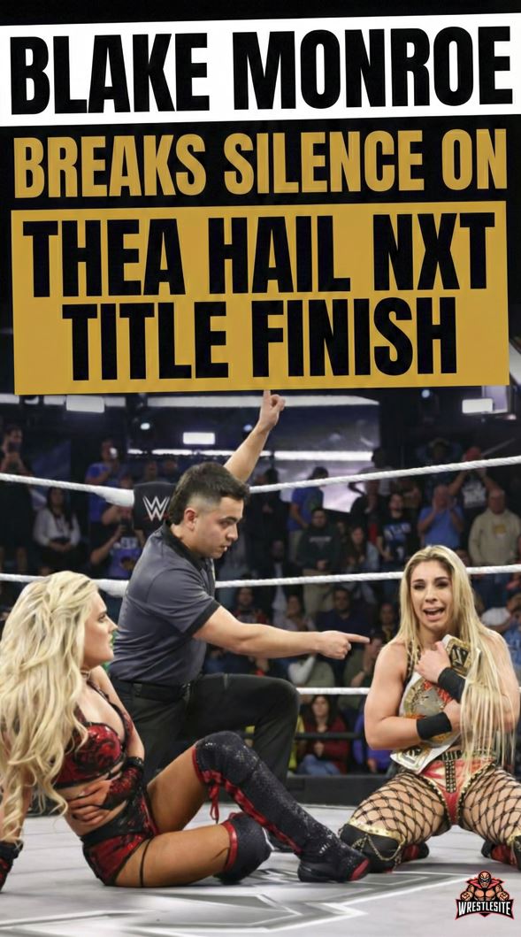 Blake Monroe Breaks Silence on Thea Hail NXT Title Finish