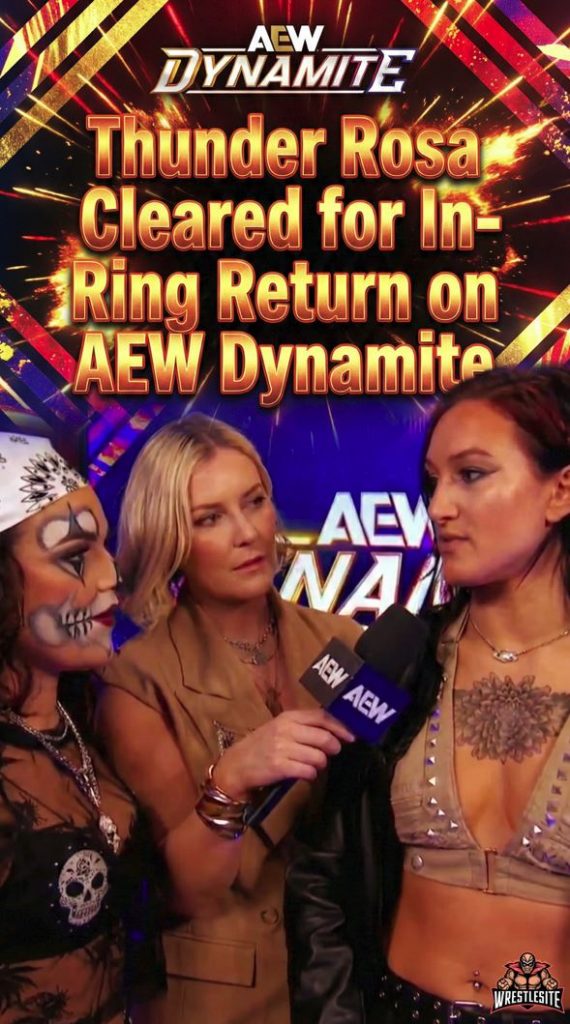 Thunder Rosa Cleared for In-Ring Return on AEW Dynamite