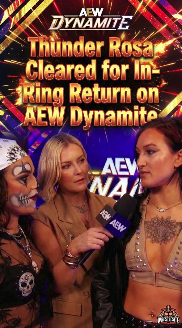 Thunder Rosa Cleared for In-Ring Return on AEW Dynamite