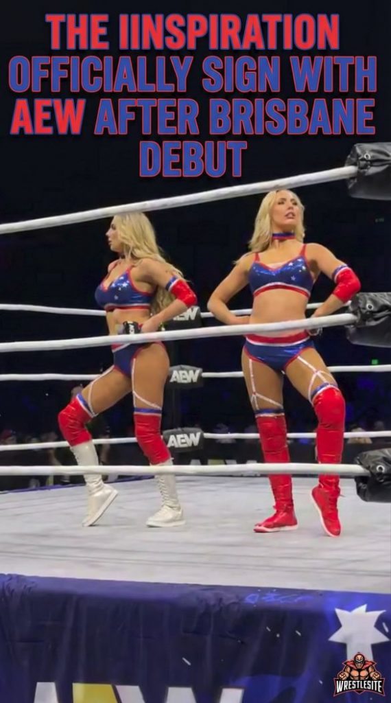 The IInspiration Officially Sign With AEW After Brisbane Debut