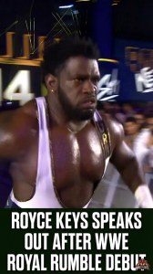 Royce Keys Speaks Out After WWE Royal Rumble Debut