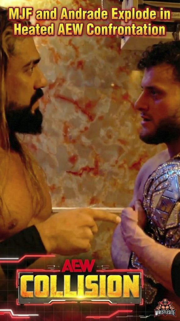 MJF and Andrade Clash in Explosive AEW Collision Confrontation