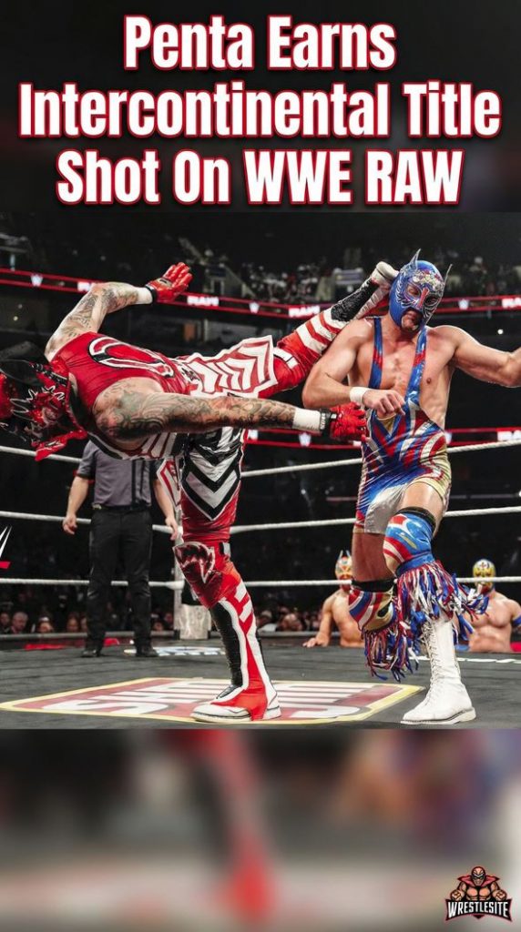 Penta Earns Intercontinental Title Shot On WWE RAW