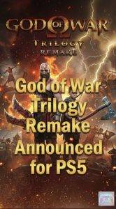 God of War Trilogy Remake Announced for PS5