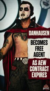 Danhausen Becomes Free Agent as AEW Contract Expires