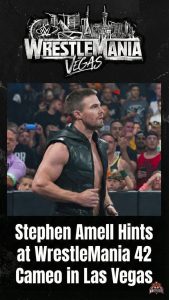 Stephen Amell Hints at WrestleMania 42 Cameo in Las Vegas