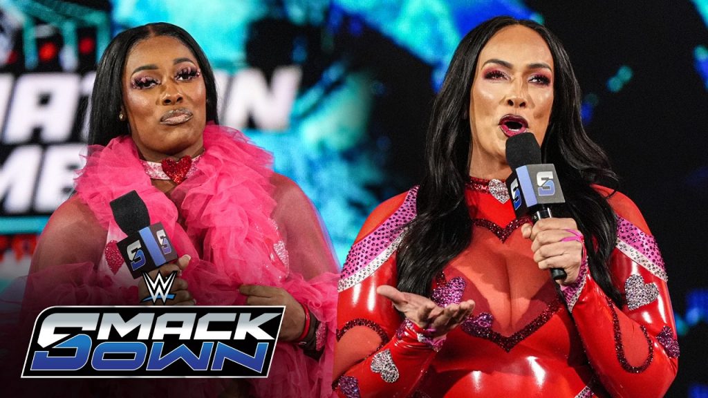 Tiffany Stratton Confronted by Nia Jax, Lash Legend and Rhea Ripley on SmackDown