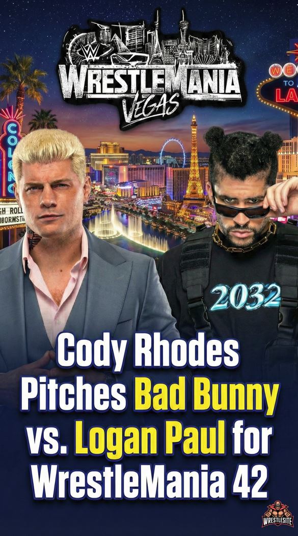 Cody Rhodes Pitches Bad Bunny vs. Logan Paul for WrestleMania 42