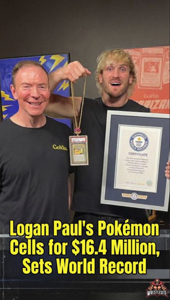 Logan Paul’s Pokémon Card Sells for $16.4 Million, Sets World Record