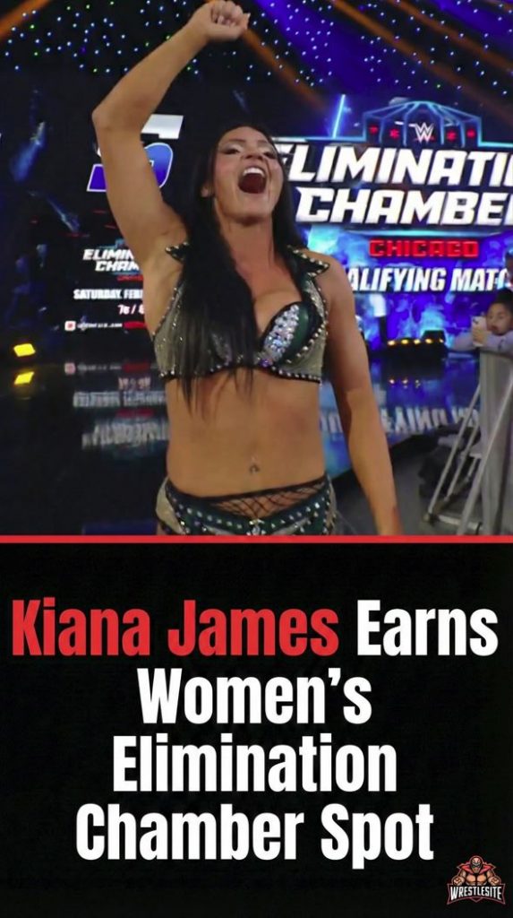 Kiana James Earns Women’s Elimination Chamber Spot