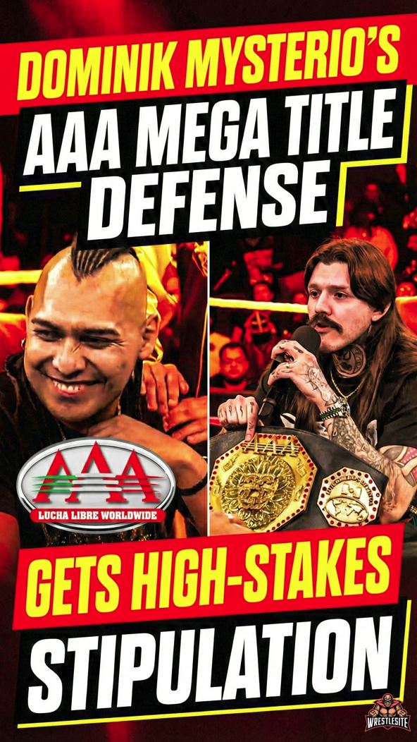 Dominik Mysterio’s AAA Mega Title Defense Gets High-Stakes Stipulation