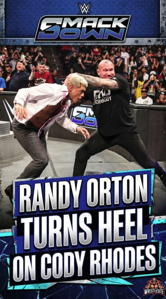 Randy Orton Turns Heel on Cody Rhodes During SmackDown