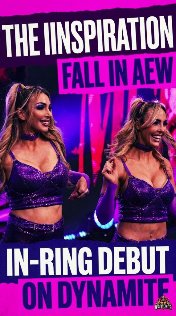 The IInspiration Fall in AEW In-Ring Debut on Dynamite