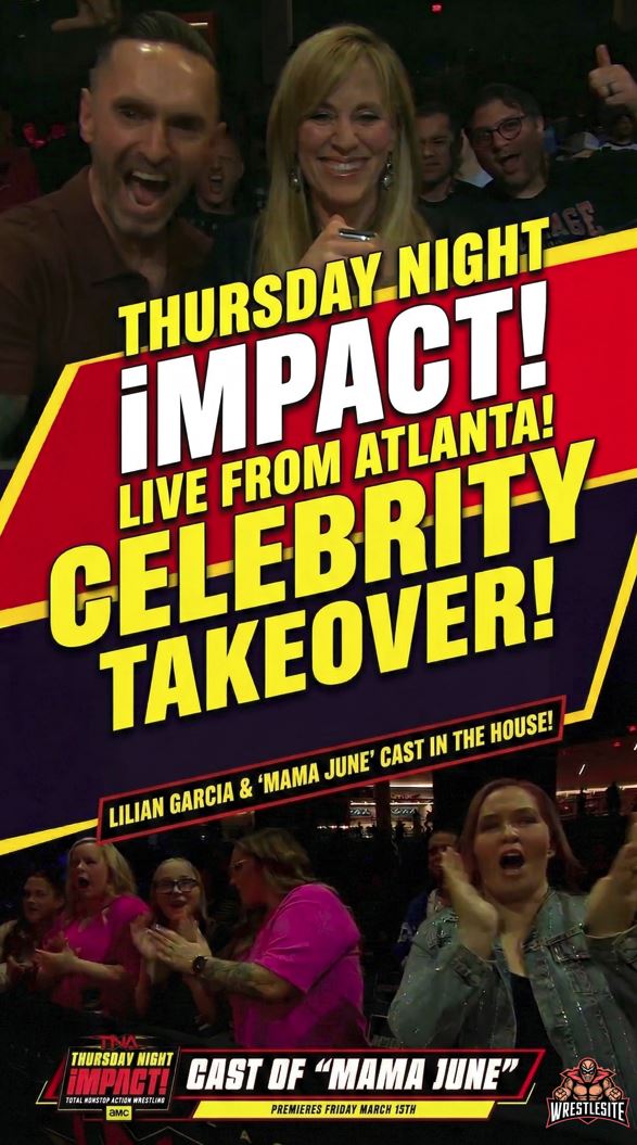 Celebrities Attend TNA iMPACT! Live Event in Atlanta