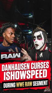 Danhausen Curses IShowSpeed During WWE Raw Segment