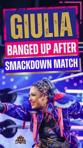 Giulia Banged Up After SmackDown Match