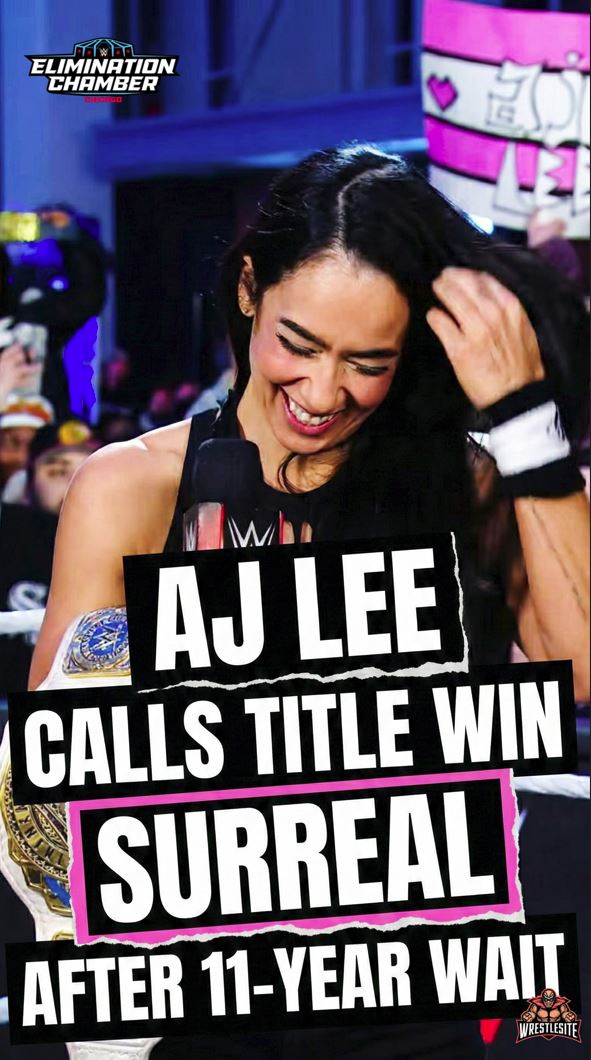 AJ Lee Calls Title Win Surreal After 11-Year Wait