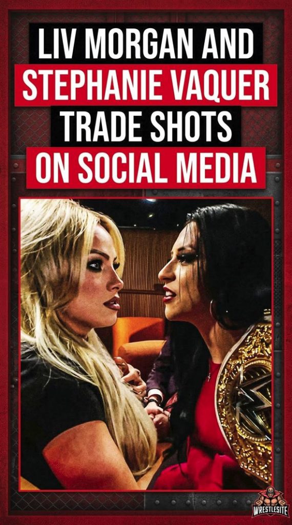 Liv Morgan and Stephanie Vaquer Trade Shots on Social Media