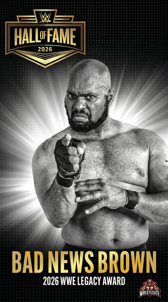 Bad News Brown Heading to WWE Hall of Fame 2026
