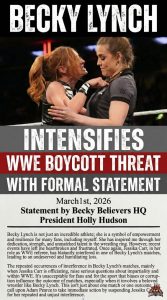 Becky Lynch Intensifies WWE Boycott Threat With Formal Statement