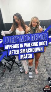 Jordynne Grace Appears in Walking Boot After SmackDown Match