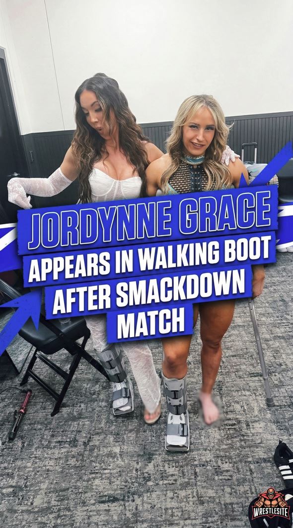 Jordynne Grace Appears in Walking Boot After SmackDown Match