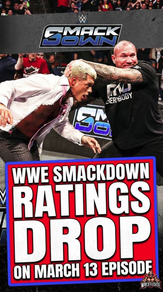 WWE SmackDown Ratings Drop on March 13 Episode