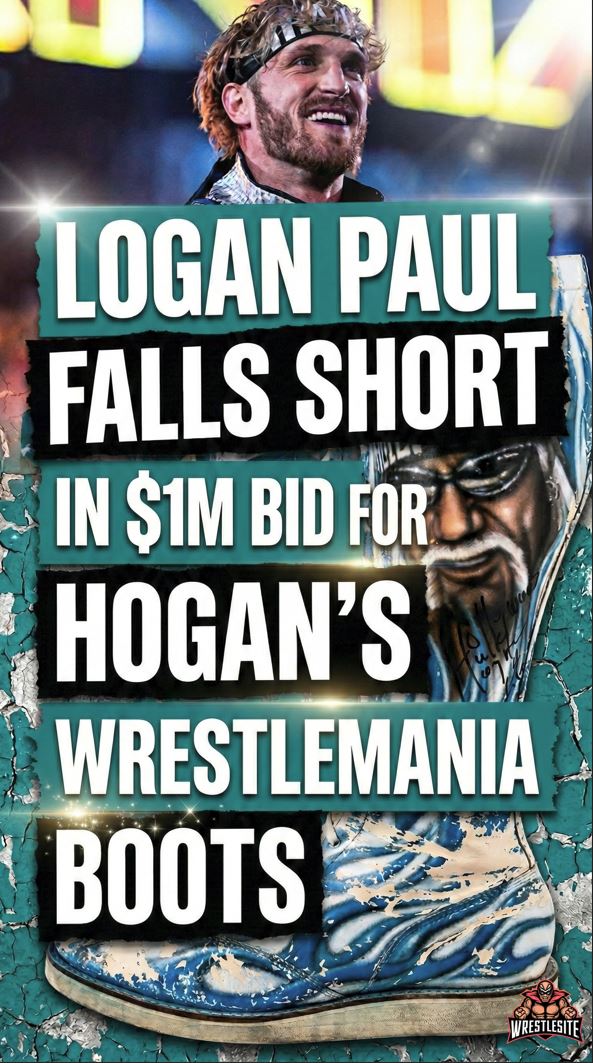 Logan Paul Falls Short in $1M Bid for Hogan’s WrestleMania Boots
