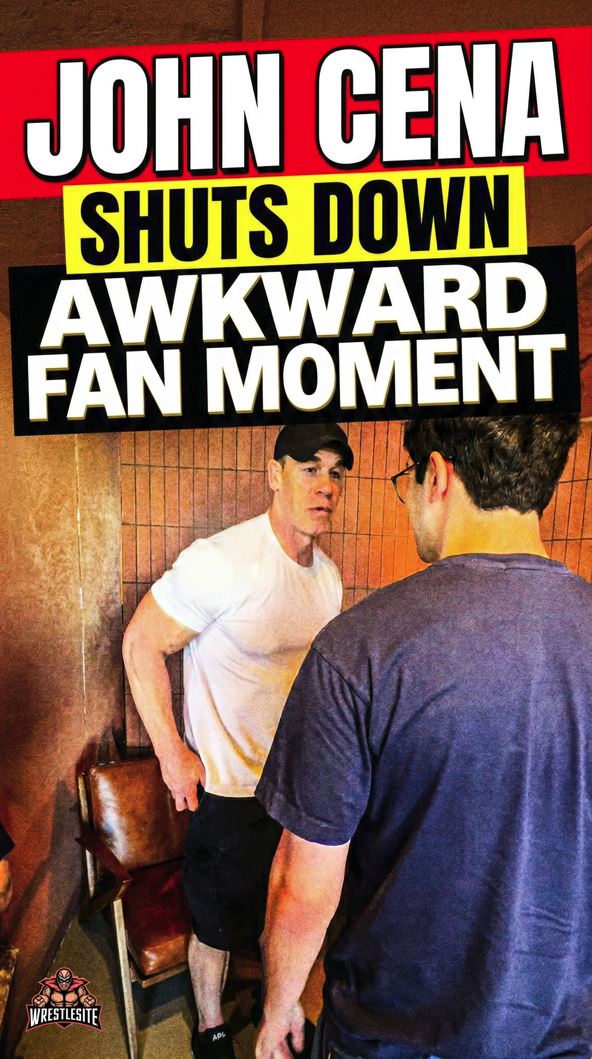 John Cena Shuts Down Awkward Fan Moment