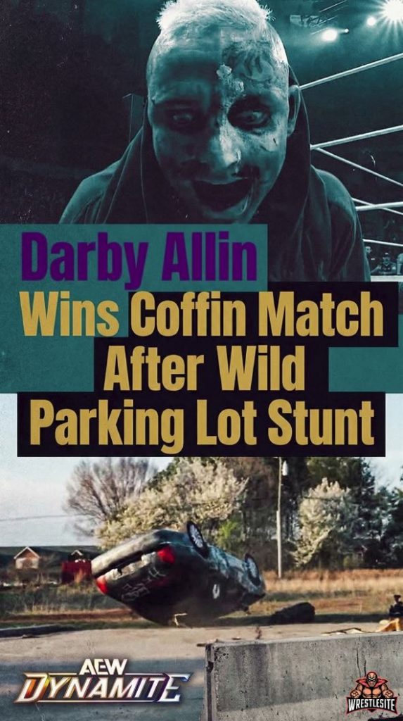 Darby Allin Wins Coffin Match After Wild Parking Lot Stunt