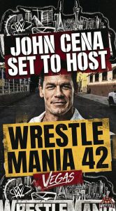 John Cena Set to Host WrestleMania 42
