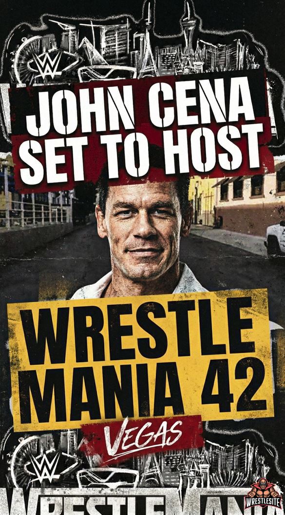 John Cena Set to Host WrestleMania 42