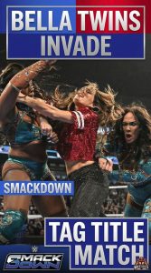 Bella Twins Invade SmackDown Tag Title Match
