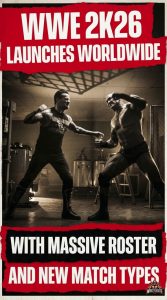 WWE 2K26 Launches Worldwide With Massive Roster and New Match Types