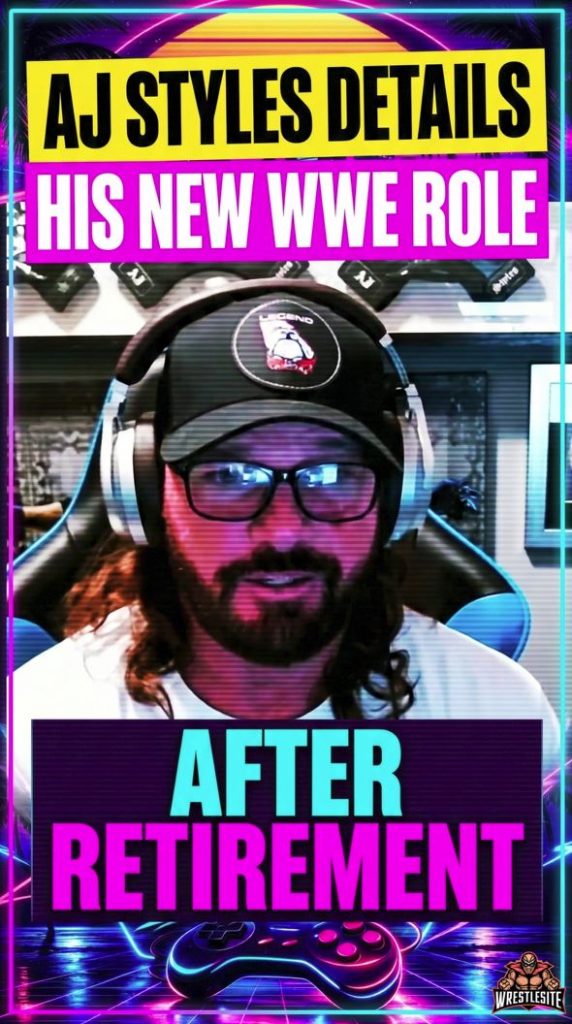 AJ Styles Details His New WWE Role After Retirement