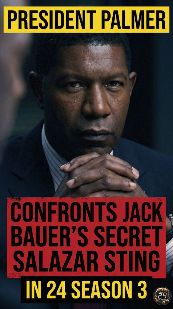 President Palmer Confronts Jack Bauer’s Secret Salazar Sting in 24 Season 3