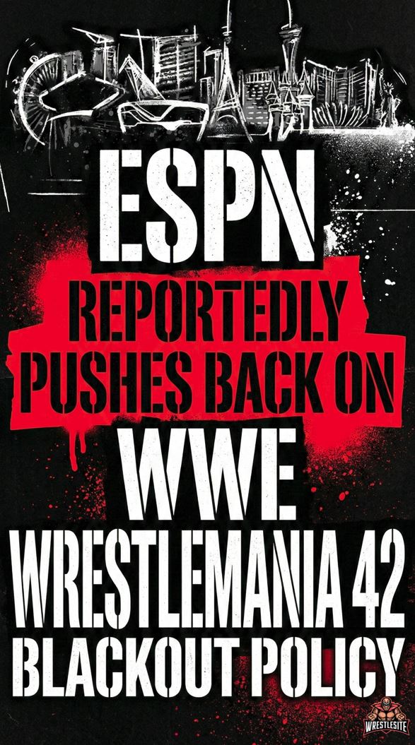 ESPN Reportedly Pushes Back on WWE WrestleMania 42 Blackout Policy