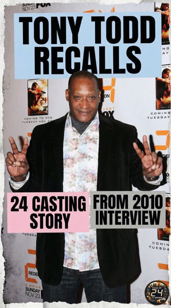 Tony Todd Recalls 24 Casting Story From 2010 Interview