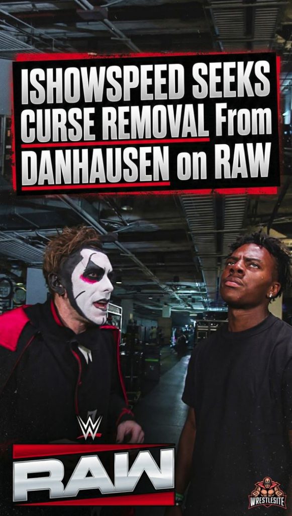 IShowSpeed Seeks Curse Removal From Danhausen on RAW
